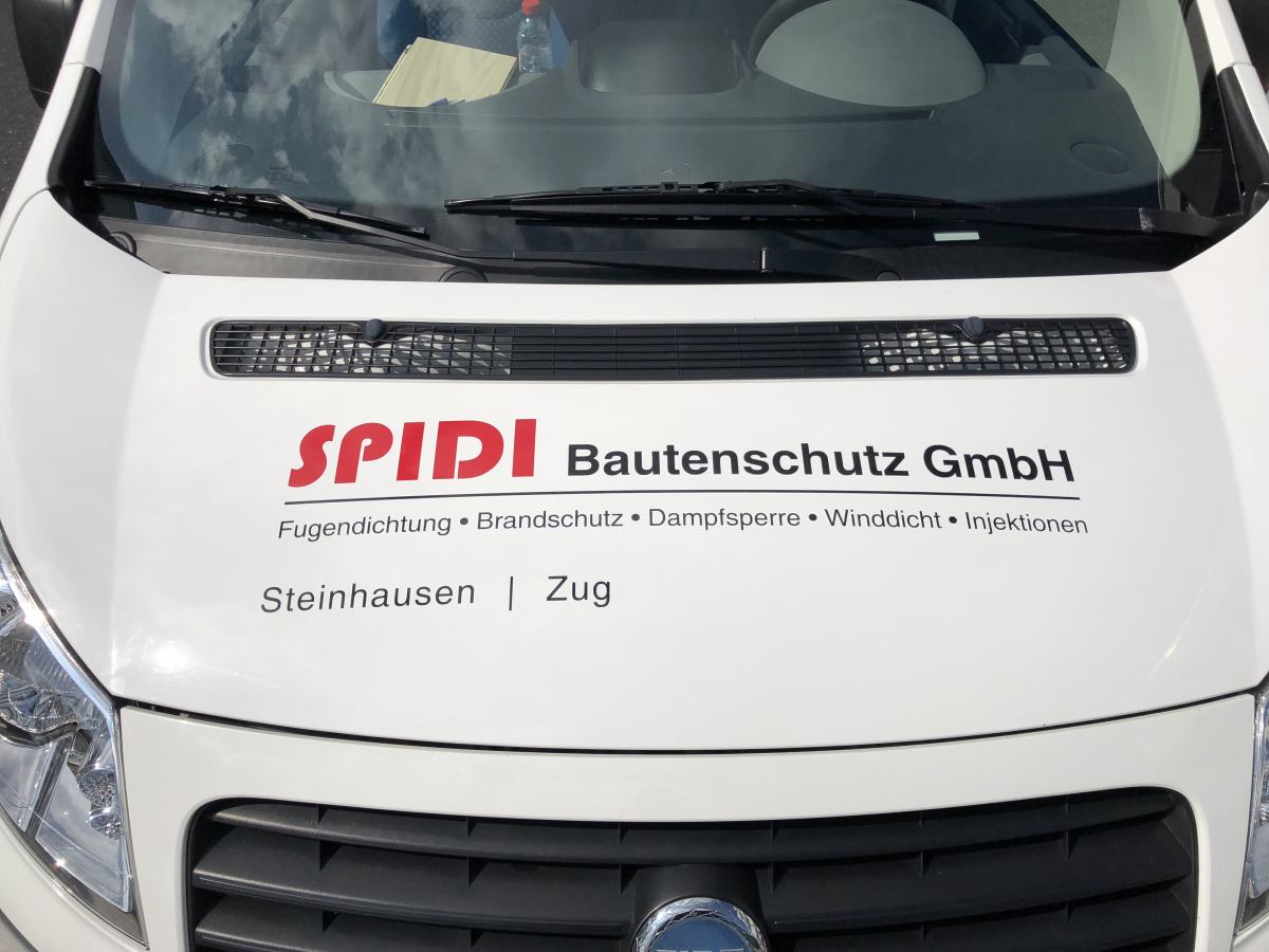 Fahrzeugbeschriftung - SPIDI Bautenschutz GmbH